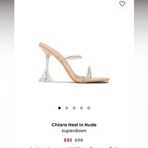 Chiara Heel in Nude from Revolve✨✨ (WORN ONCE)